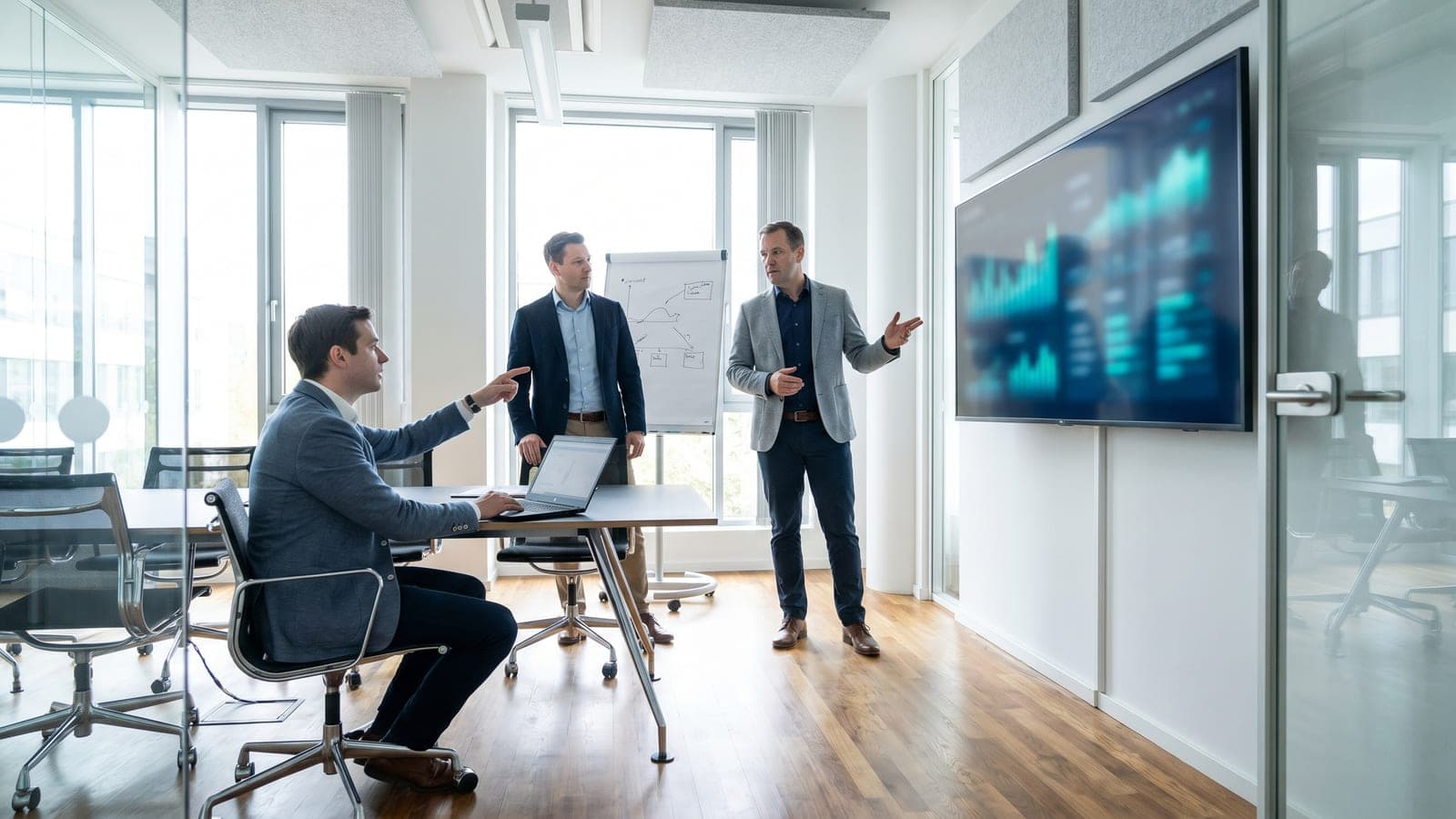 A security analyst probing an AI chatbot interface for weaknesses on a dark monitor.
