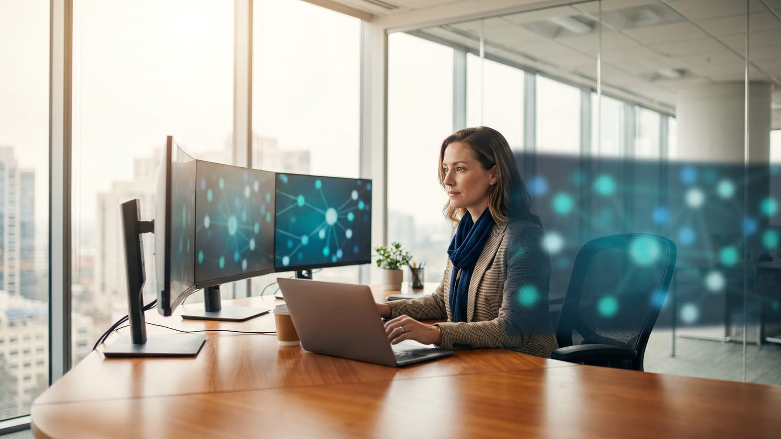 A cloud engineer reviewing identity and access permissions on a console screen.